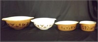 ROOSTER AMERICANA PYREX BOWLS - 4