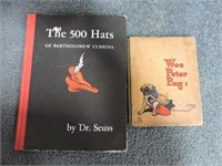 Dr. Seuss 'The 500 Hats' book, 1938, and