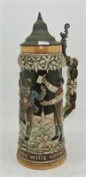 German beer stein, 13 1/2"