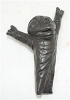 Bronze figure, 9"