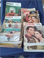 VINTAGE LOOK, LIFE AND POST MAGAZINES