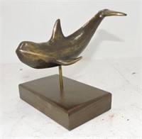 Bronze dolphin by Scott Nelles, Elk Rapids MI