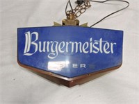 Burgermeister lighted beer sign, works