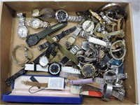 Lot of 44 pocket and wrist watches