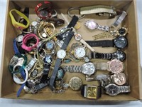 Lot of 50 pocket and wrist watches