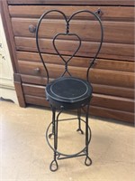 Small Metal Ice Cream Stool