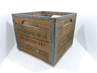 Kalamazoo wooden crate