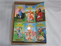 Rocky & Bullwinkle lot of 6 VHS tapes