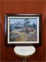 Original Neal E. JACOBE Native Oil Painting Signed