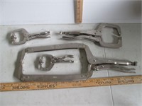 4 Vice Grip-Type Clamps