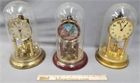 3 Anniversary Clocks