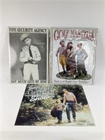 3 Stooges Andy and Griffith Metal Signs