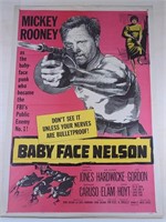 1957 Baby Face Nelson Movie Poster