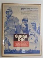 RKO Radio Gunga Din Movie Poster