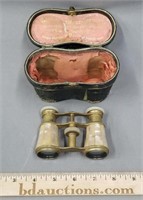 French Paris Opera Glasses & Case