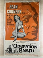1965 Operation Snafu Movie Poster Sean Connery