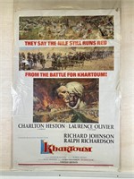 1966 Khartoum Movie Poster Charlton Heston