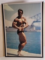 1985 Arnold Schwarzenegger Flexing Poster