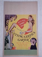 1945 Getting Gertie’s Garter Movie Poster