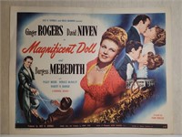 1946 Magnificent Doll Movie Poster