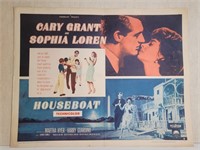 1958 Houseboat Movie Poster Cary Grant