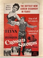1954 Crossed Swords Press book Errol Flynn