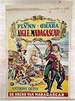 Belgium Aigle de Madagascar Sheet Poster
