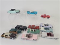 12 Franklin Mint Classic Cars of 50s Collection