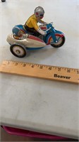 Reproduction Tin Wind Up Motorcycle