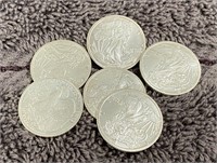 1/10 Troy Oz .999 Silver Rounds