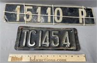 Antique License Plates