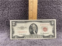 1953A $2 Red Seal Bill