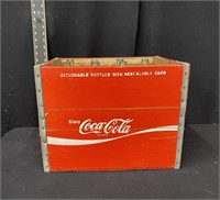 HTF, Vintage Coca Cola Large Drink Box w/ Bottles
