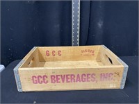 Vintage GCC Beverages Drink Crate