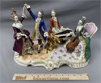 Antique German Porcelain Figure Scene