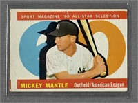 1960 Mickey Mantle Baseball Card