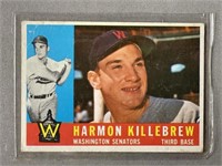 1960 Harmon Killebrew Baseball Card