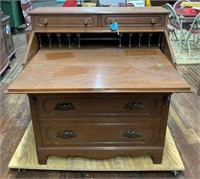 Solid Cherry Drop Front chest