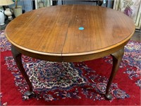 52"  diameter mahogany table