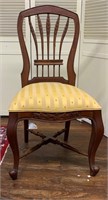 6 Yellow Upholstered Chairs