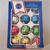 Coby Glass Ornaments in Original Box