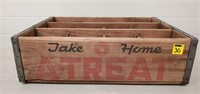A Treat Wood Advertising Crate