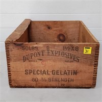 Dupont Explosive Wood Crate