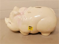 Vintage Porcelain Piggy Bank