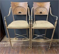 Pair of Kessler bar stools