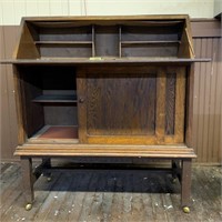 Oak Cabinet with Fold Down Top (secretary)