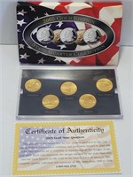 2005 State Quarter Gold Edition Set in Box