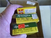 2 full boxes + eleven .32 Winchester special ammo