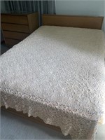 Queen crocheted bed spread- handmade