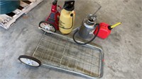 Weed Sprayers, 1 Gal Gas Can, 6-Ton Jack Stand,